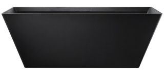 Ванна из искусственного камня ABBER Berlin AM9912B 170x75см чёрный